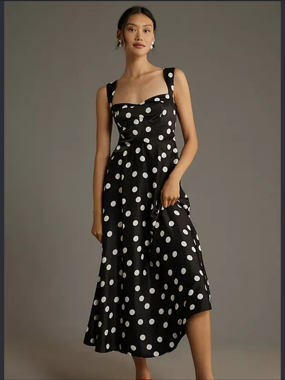 Anthropologie The Jocelyn Sleeveless Slip Midi Dress by Maeve